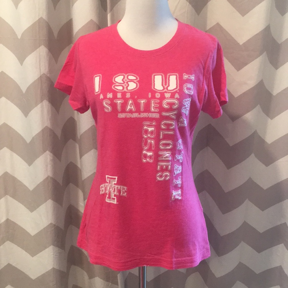 ISU Iowa State tee shirt (t-shirt) Pink